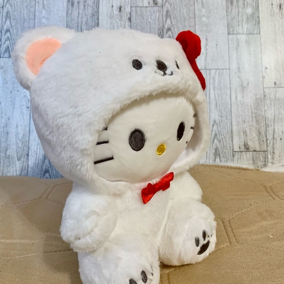 Red Bow Tie Hello Kitty Plush Toy! - Picture 4 of 8